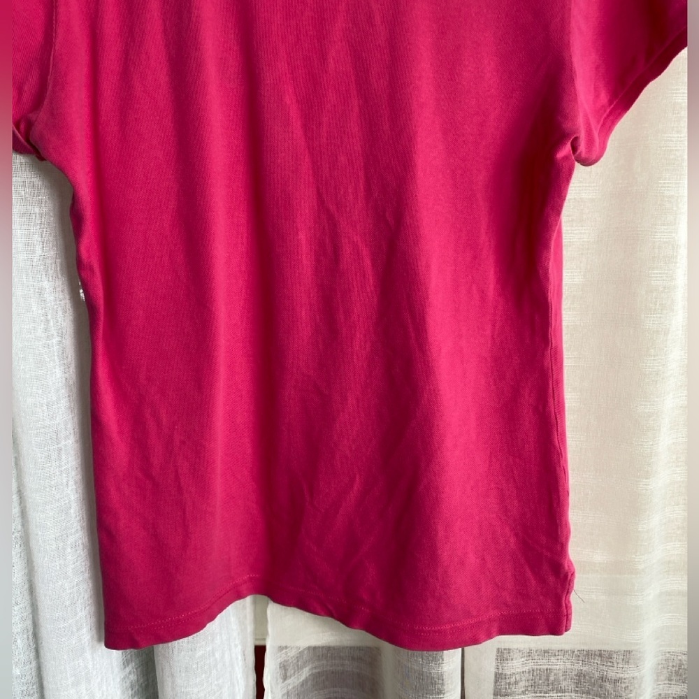 Giordano Polo Pink and Blue Navy & White Stripe Collar XL - Picture 8 of 12